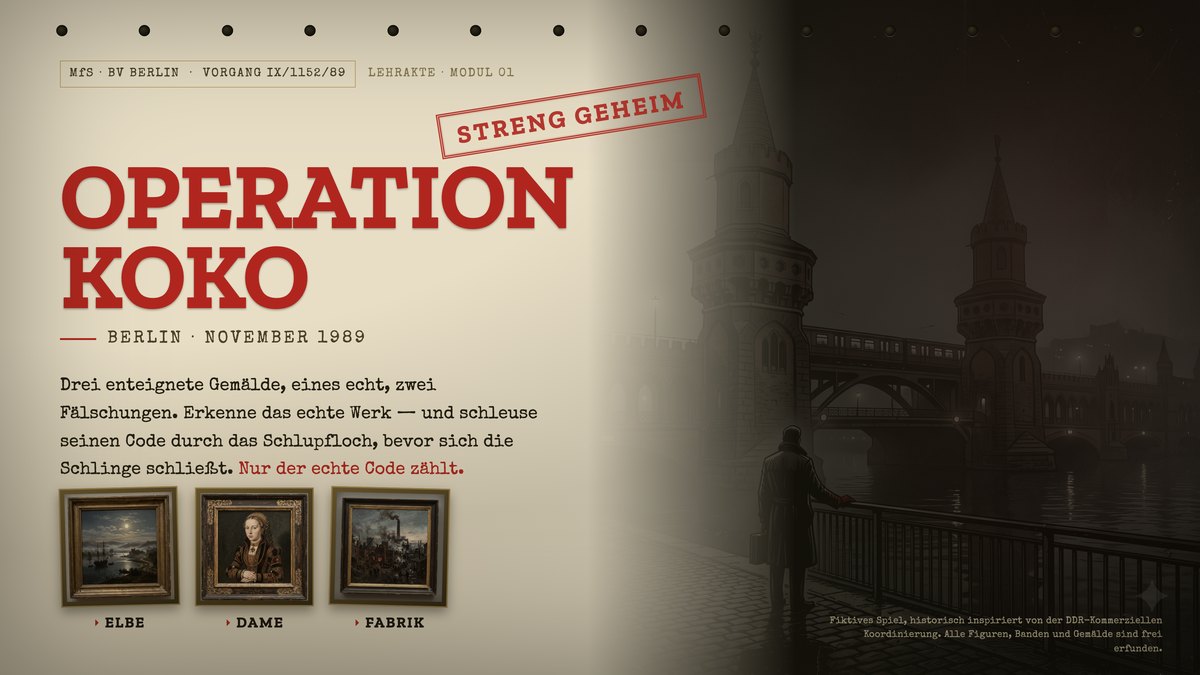 Gourmet Detectives Krimi-Teamevent – Akte Operation KoKo